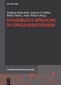 Cover: Handbuch Sprache in Organisationen - De Gruyter