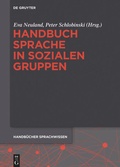 Cover: Handbuch Sprache in sozialen Gruppen - De Gruyter
