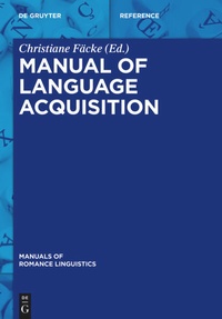 Enlarge image Cover: Manual of Language Acquisition - De Gruyter