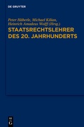 Cover: Staatsrechtslehrer des 20. Jahrhunderts - De Gruyter
