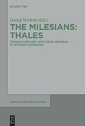 Cover: Thales - De Gruyter