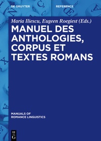 Abbildung von: Manuel des anthologies, corpus et textes romans - De Gruyter