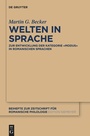 Cover: Welten in Sprache - De Gruyter