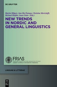 Abbildung von: New Trends in Nordic and General Linguistics - De Gruyter