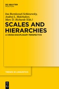 Cover: Scales and Hierarchies - De Gruyter Mouton
