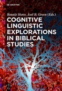Cover: Cognitive Linguistic Explorations in Biblical Studies - De Gruyter