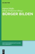 Cover: B&uuml;rger bilden - De Gruyter