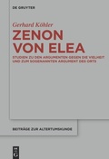 Cover: Zenon von Elea - De Gruyter