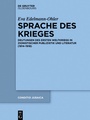 Bild: Sprache des Krieges - De Gruyter Oldenbourg