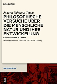 Abbildung von: Philosophische Versuche über die menschliche Natur und ihre Entwickelung - De Gruyter