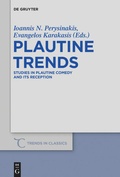Cover: Plautine Trends - De Gruyter