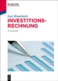 Cover: Investitionsrechnung - De Gruyter Oldenbourg