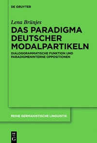Abbildung von: Das Paradigma deutscher Modalpartikeln - De Gruyter