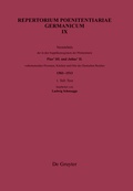 Cover: Verzeichnis der in den Supplikenregistern der Poenitentiarie Pius' III. und Julius' II. vorkommenden Personen, Kirchen und Orte des Deutschen Reiches (1503-1513) - De Gruyter