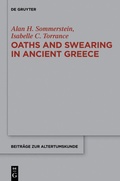 Cover: Oaths and Swearing in Ancient Greece - De Gruyter