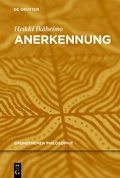 Cover: Anerkennung - De Gruyter