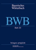 Cover: bringen - pr&uuml;glicht - De Gruyter Akademie Forschung