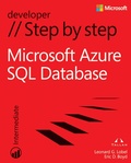Cover: Windows Azure SQL Database Step by Step - Microsoft Press