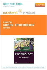 Enlarge image Cover: Epidemiology - Elsevier eBook on VitalSource (Retail Access Card) - Saunders