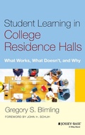 Cover: Student Learning in College Residence Halls - Jossey-Bass