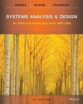 Cover: Systems Analysis and Design 5e with Syst Analysis & Des 5e Va Card Set - Wiley