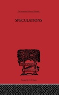 Cover: Speculations - Routledge