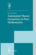 Cover: Automated Theory Formation in Pure Mathematics - Springer