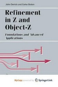 Enlarge image Cover: Refinement in Z and Object-Z - Springer
