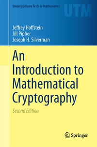 Enlarge image Cover: An Introduction to Mathematical Cryptography - Springer