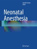 Cover: Neonatal Anesthesia - Springer
