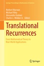 Cover: Translational Recurrences - Springer