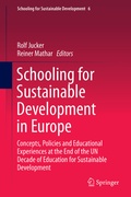 Cover: Schooling for Sustainable Development in Europe - Springer