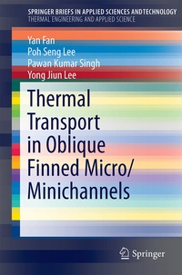 Abbildung von: Thermal Transport in Oblique Finned Micro/Minichannels - Springer