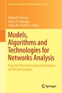 Cover: Models, Algorithms and Technologies for Network Analysis - Springer