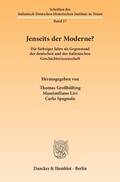 Cover: Jenseits der Moderne? - Duncker & Humblot