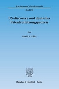 Abbildung von: US-discovery und deutscher Patentverletzungsprozess - fibre