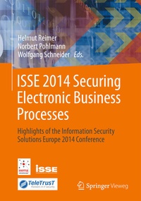Abbildung von: ISSE 2014 Securing Electronic Business Processes - Springer Vieweg