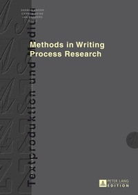 Abbildung von: Methods in Writing Process Research - Peter Lang Verlag