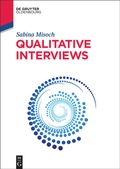 Cover: Qualitative Interviews - De Gruyter Oldenbourg