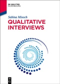 Cover: Qualitative Interviews - De Gruyter