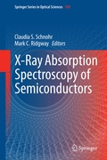 Cover: X-Ray Absorption Spectroscopy of Semiconductors - Springer