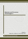 Cover: Materials and Processes Technologies V - Trans Tech Publications Ltd