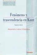 Cover: Fen&oacute;meno y trascendencia en Kant - EUNSA. EDICIONES UNIVERSIDAD DE NAVARRA, S.A.