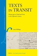 Cover: Texts in Transit - Brill