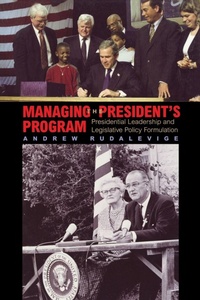 Enlarge image Cover: Managing the President's Program - Princeton University Press