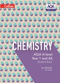 Cover: AQA A Level Chemistry Year 1 and AS Student Book - Collins