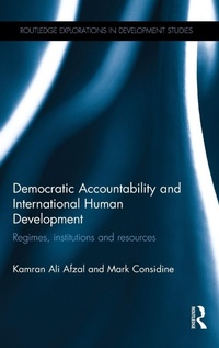 Enlarge image Cover: Democratic Accountability and International Human Development - Routledge