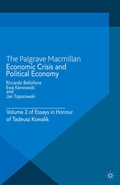 Cover: Economic Crisis and Political Economy - Palgrave Macmillan