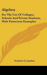 Abbildung von: Algebra - Kessinger Publishing