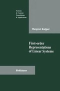Cover: First-Order Representations of Linear Systems - Springer